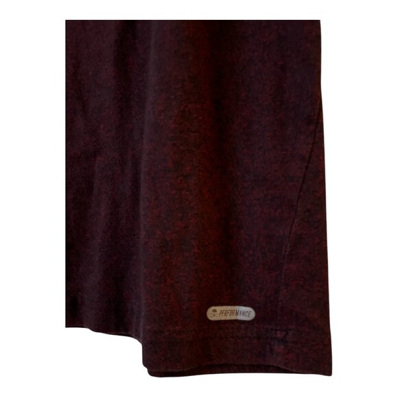 Tony Hawk Next Level Men’s V-Neck Performance T-Shirt Burgundy Large - Picture 3 of 5